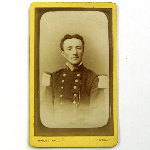 Photo cdv militaire - cdv, 7e