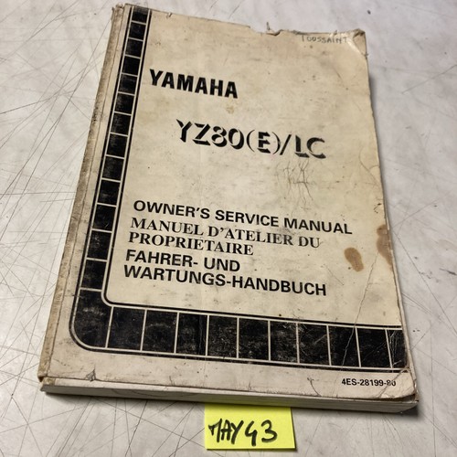 Yamaha yz80 1993 yz80lc - yamaha,