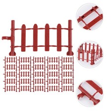  50 Pcs Panneaux De Clôture Petit Grillage Modèle Miniature Accessoires Jardin
