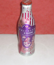 1 COCA COLA ""FAITHLESS"" ALUMINIUM BOTTLE 2007 BELGIUM FULL