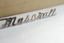 Maserati 140mm Bora Merak Vintage Old Car Written Badge