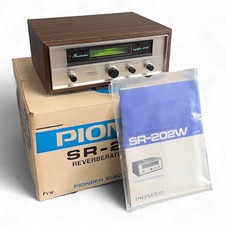 Pioneer Model SR-202W Reverb Reverberation Amplifier w/Box & Manual Vintage HiFi
