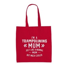 I'M A Trampoline Maman - Toile Sac - Trampoline Gymnaste Hobby Sport