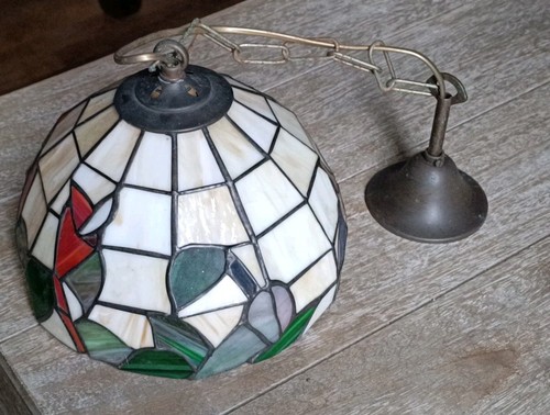 Lustre suspension vitraux - lustre,