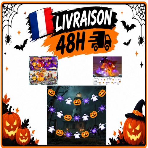 Guirlande lumineuse halloween - lumineuse,