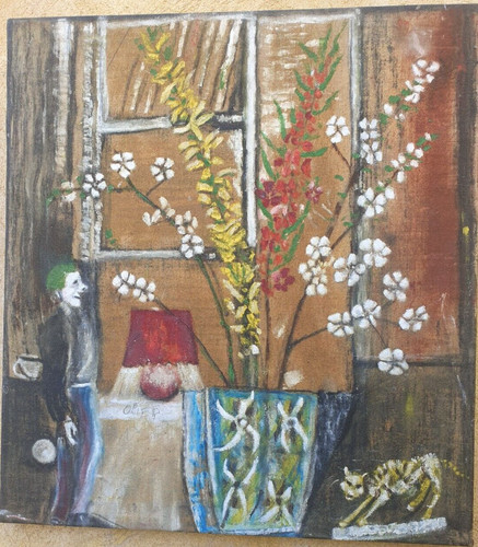 Tableau olier huile sur - olier, -huile