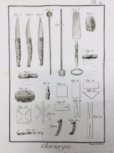 Chirurgie 1779 bistouri - 1779,