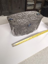 Boîte Verre Et Étain Art