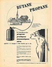 ADVERTISEMENT ADVERTISING 014 1956 BUTANE PROPANE GAS