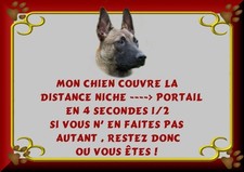 PLAQUE DE GARDE BERGER