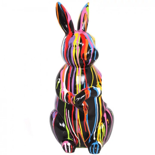 Statue lapin résine - lapin,