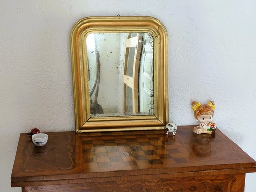 Petit miroir louis philippe - miroir,