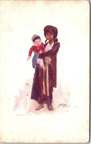 Indochine enfants tonkinois - indochine,