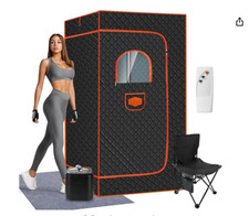 Sauna Box,Portable Sauna for Home,2024 Sauna Tent with 3L 110V Steamer,9