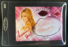 2014 Bench Warmer Jessica Hall Hollywood Red Foil Authentic Kiss Card Auto #1/1