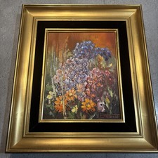 Ancien Tableau Peinture HST -