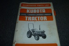Kubota L2250 L2550 L2850 Tractor Parts Catalog Manual xz