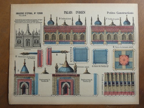 Indian palace paper - palace, model