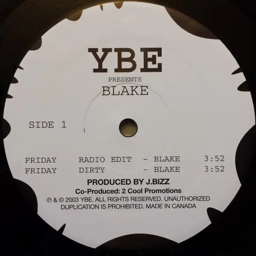 Blake friday single vinyle - friday,