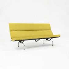 2006 Herman Miller Compact Sofa by Ray and Charles Eames with New Yellow Fabric