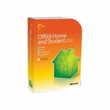 Microsoft Office 2010 Home and Student Family Pack Licensed For 3 Home PCs W/KEY