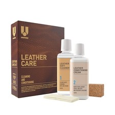 Coffret d'entretien professionnel pour canapé / fauteuil en cuir pigmenté vernis