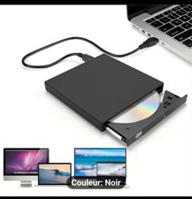 Lecteur CD DVD Externe, Graveur DVD Externe Portable USB 3.0 Type C Dual