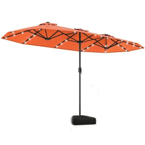 Parasol jardin double avec - jardin,
