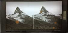 Glass Stereoview Ferrier Soulier 4453 Le mont Cervin pris du Riffel Suisse
