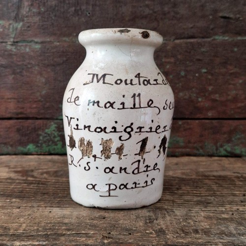 Rare pot moutarde - à,