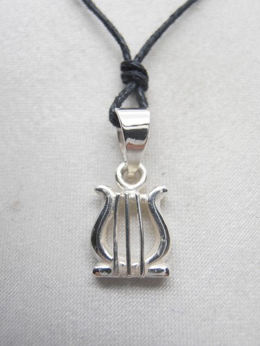 Cithare pendentif en - cithare, argent