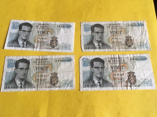 Billets francs belge - billets,
