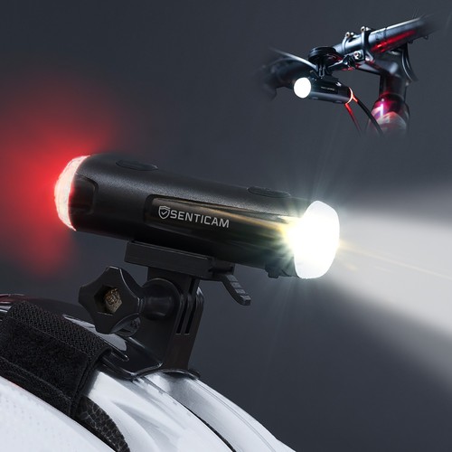 Lampe casque vélo avant - , &