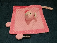 doudou plat souris rose Les déglingos  Etat neuf