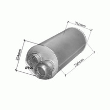 VOLVO FL 6 5.4 180-220-250cV 2000-2005 Silencieux