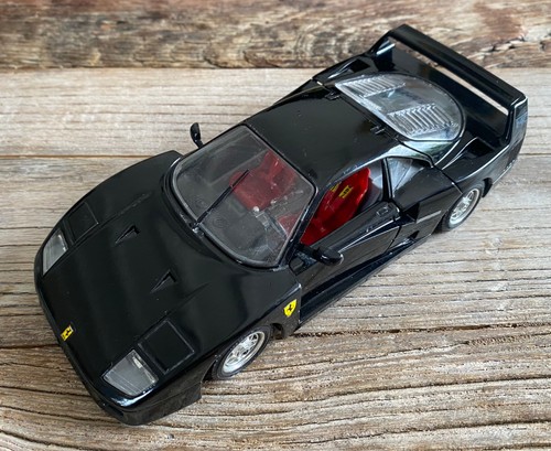 Burago ferrari f40 noire 1987 - f40,