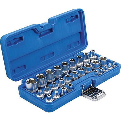 Coffret douilles courtes - de,
