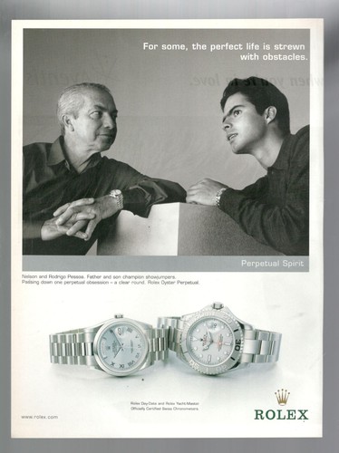 Rolex publicité 2001 - 2001, montre