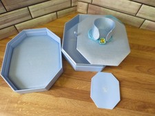 Swarovski Womens Bracelet Dulcis Baby Blue & Yellow Cushion Cut Crystal Open Box