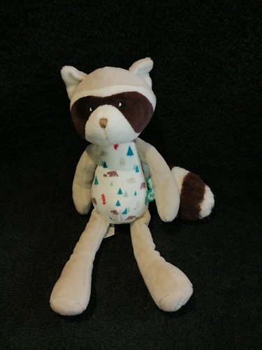 Doudou peluche raton laveur - peluche,