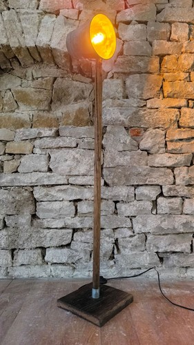 Lampe sur pied artisanale - , –