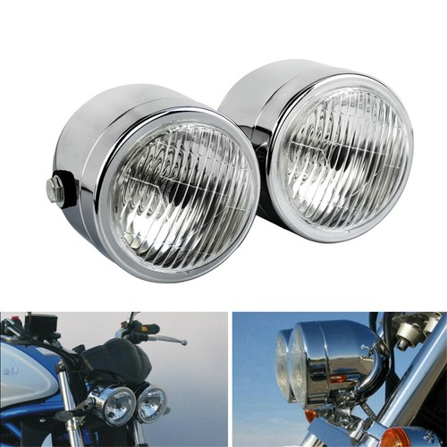 Chrome moto frontale - chrome, double