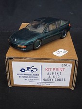 AA347 VEHICULE MINIATURE JPS ALPINE A 610 MAGNY COURS KIT PEINT 1/43