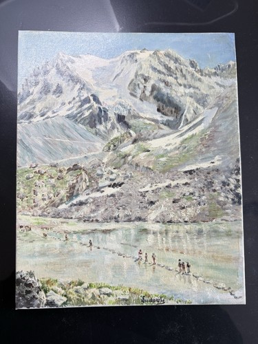 Tableau ancien signé - , –