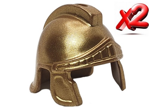 Playmobil casque doré - x2,