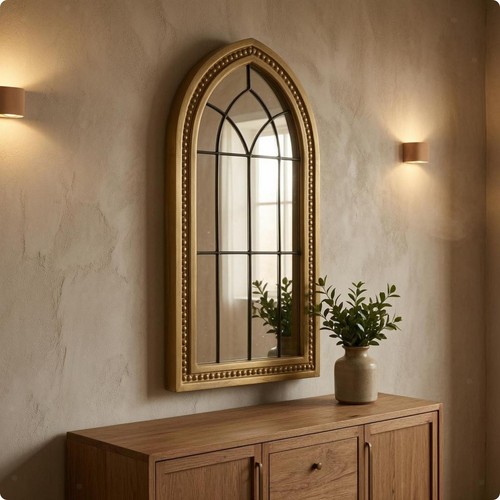 Miroir fenêtre arqué forme - fenêtre,