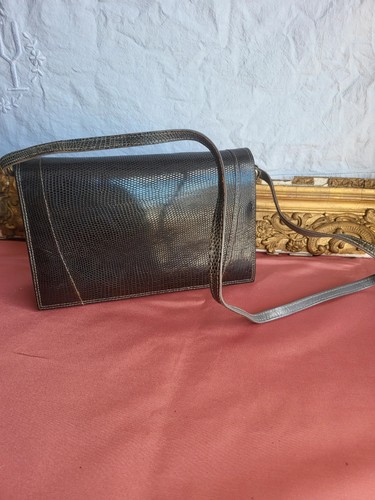 Sac vintage cuir travaillé - sac,