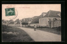 Old postcard Athis-Mons, Les Vieilles Fermes 
