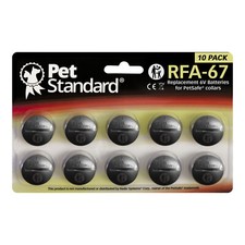 10 Piles pour PetSafe RFA-67