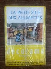 Decorama TOURET decals 70s THE LITTLE GIRL WITH MATCHES
